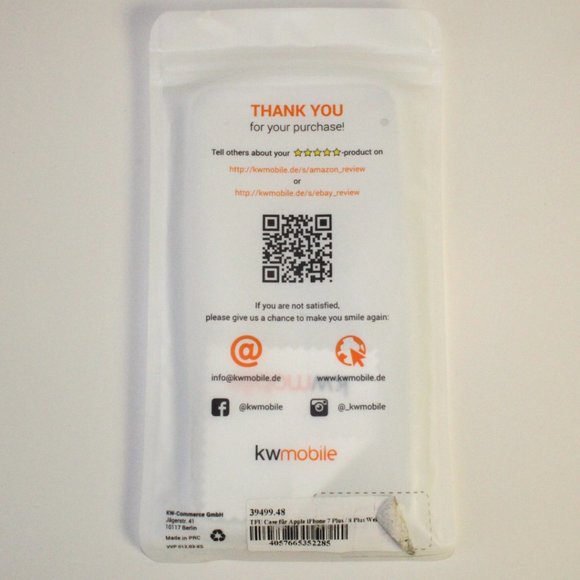 White TPU Silicone Case for iPhone 7 Plus / 8 Plus - Picture 5 of 6